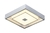 Plafon Moderno Aiko Quadrado 34x34 Dourado para Quartos, Hall, Escritório e Lavabos - Sindora • DCX015062 - comprar online
