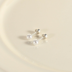 ABRIDOR PLATA 925 Simil perla - comprar online