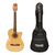 GUITARRA CLASICA ELECTROACUSTICA TEXAS CG20-LC5 CON FUNDA ACOLCHADA