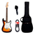 Guitarra Electrica Leonard Le362 Sb + Funda+ Correa+ Cable