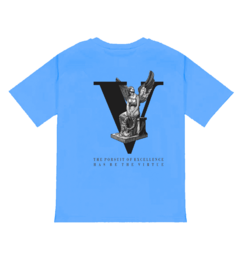 Camiseta Vigs Figurine - Azul - comprar online