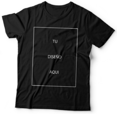 Remera Personalizada doble estampa (frente y espalda)