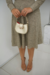 Vestido Midi em Malha Melange Manga Longa - Analice na internet