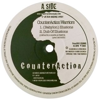 10" Counter Action Warriors/Jah Mystic - (Babylon) Illusions/Marching To Zion [VG]