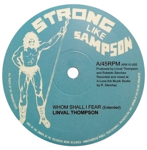 10" Linval Thompson - Whom Shall I Fear/Fyah Ina Babylon [NM]