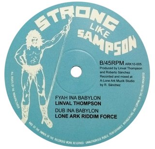 10" Linval Thompson - Whom Shall I Fear/Fyah Ina Babylon [NM] - comprar online
