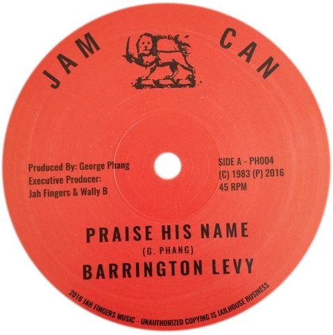 12" Barrington Levy - Praise His Name/Version [NM]