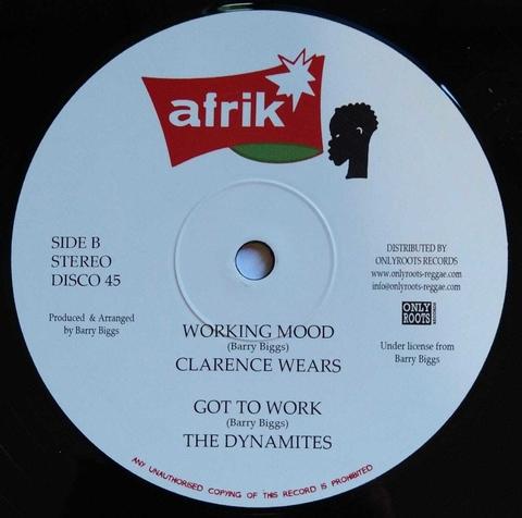 12" Barry Biggs/Clarence Wears - Work All Day/Working Mood [NM]