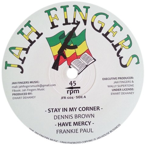 12" Dennis Brown/Frankie Paul - Stay In My Corner/Have Mercy/Version [NM]