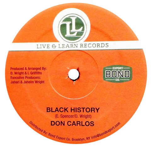 12" Don Carlos/Jr Reid - Black History/Woman Change Your Ways [NM]