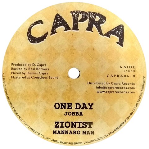 12" Jobba/Mannaro Man - One Day/Zionist [NM]