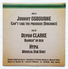 12" Johnny Osbourne/Devon Clarke - Can't Take The Pressure/Hangin' In Deh [NM]