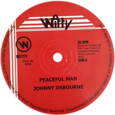 12" Johnny Osbourne - Peaceful Man/Version [NM]