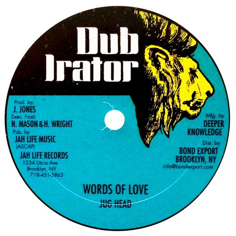 12" Jug Head/Ossie D & Stevie G - Words of Love/Just Be Nice [NM]