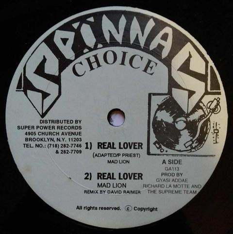 12" Mad Lion - Real Lover [VG+]