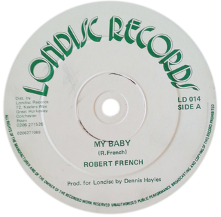 12" Robert French - My Baby/Pretending Lover (Original Press) [VG+]