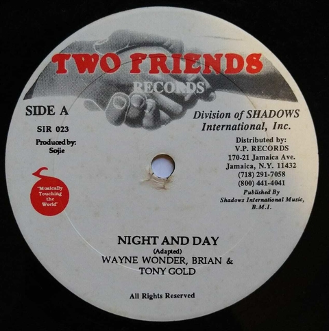 12" Wayne Wonder/Daddy Lilly - Night and Day/One Of A Kind [VG+]