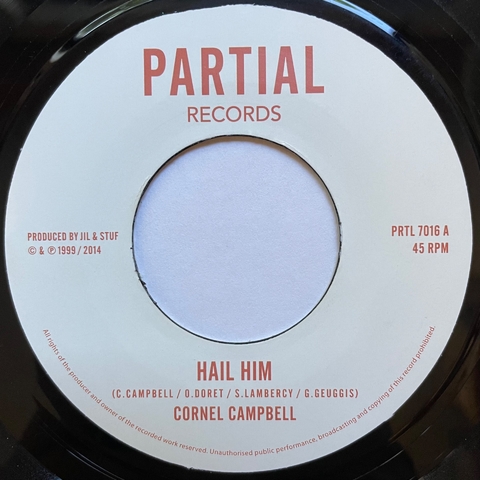 7" Cornell Campbell/Restless Mashaits - Hail HIM/King Dub [NM]