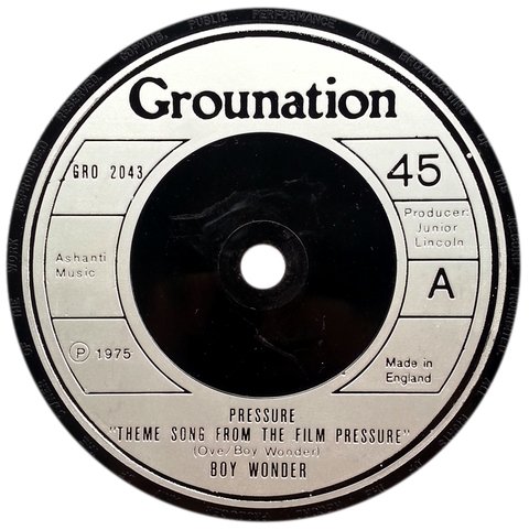 7" Boy Wonder - Pressure/Version [VG]