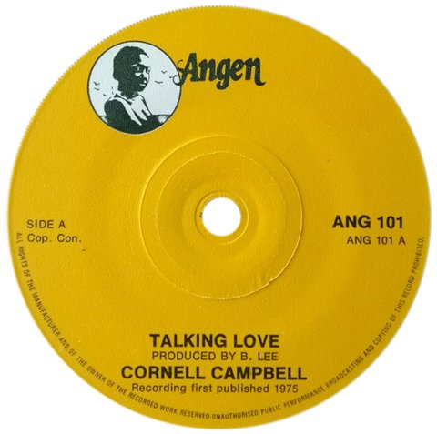 7" Cornell Campbell - Talking Love/Gorgon (Original Press) [VG+]