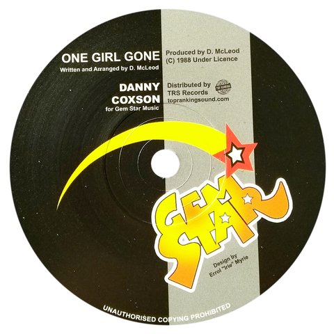 7" Danny Coxson - One Girl Gone/Version [NM]