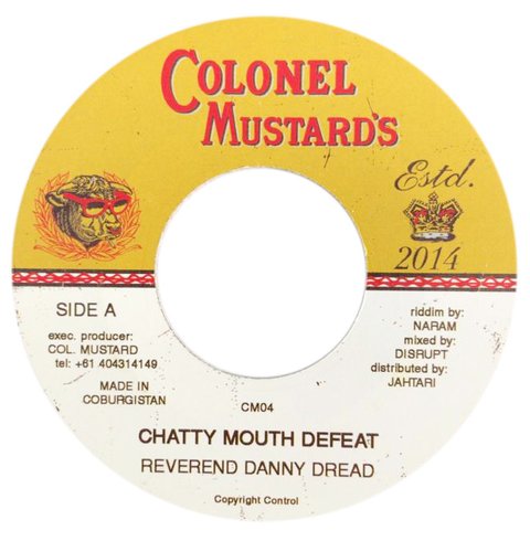 7" Reverend Danny Dread - Chatty Mouth Defeat/Version [NM]