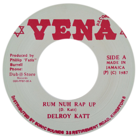 7" Delroy Katt - Rum Nuh Rap Up/Version [NM]