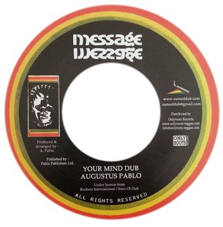 7" Delroy Williams/Augustus Pablo - Your Mind/Your Mind Dub [NM] - comprar online