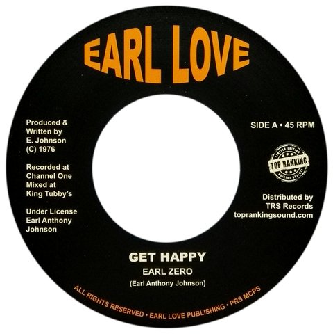 7" Earl Zero - Get Happy/Happines Version [NM]