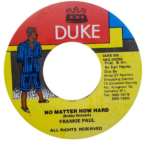 7" Frankie Paul - No Matter How Hard/Version [VG]