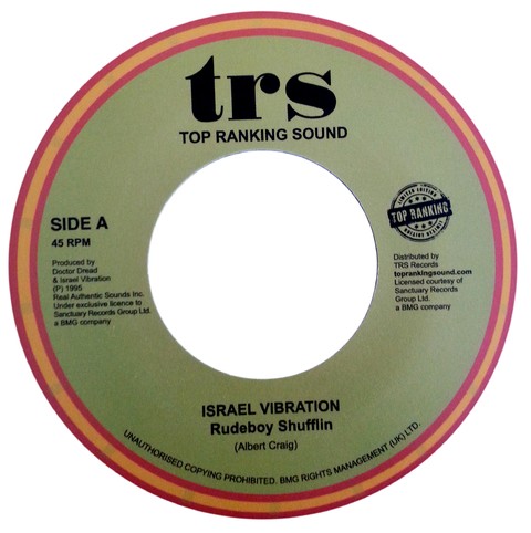 7" Israel Vibration - Rudeboy Shufflin/Shufflin Dub [NM]