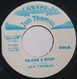 7" Jah Thomas - Skank & Stop/Version [NM] - comprar online