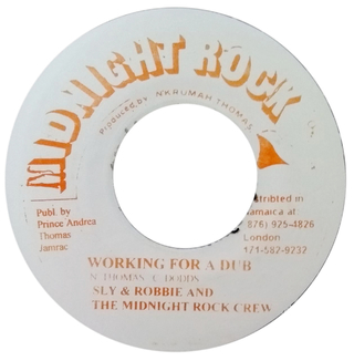 7" Jah Thomas - Working For A Dollar/Version (Original Press) [VG+] - comprar online