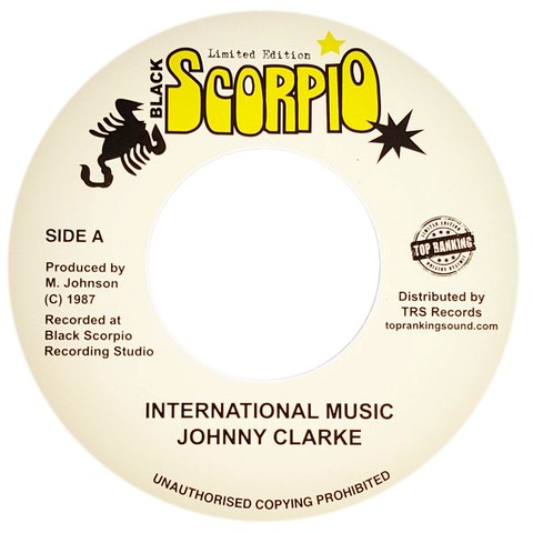 7" Johnny Clarke - International Music/Version [NM]