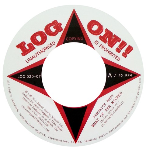 7" Kendrick Andy/Alien Dread - What Of The Wicked/What Of The Wicked Dub [NM]