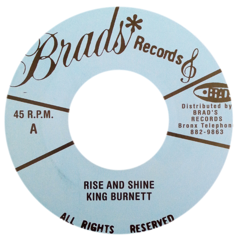 7" King Burnett - Rise And Shine/Shine A Dub [NM]