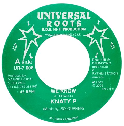 7" Knaty P - We Know/Charmers Version [VG+]