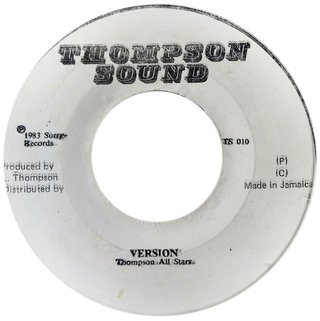 7" Linval Thompson - Not At Home/Version (Original Press) [VG+] - comprar online