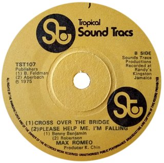 7" Max Romeo - Big Jack/Cross Over The Bridge/Please Help Me, I'm Falling (Original Press) [VG+]