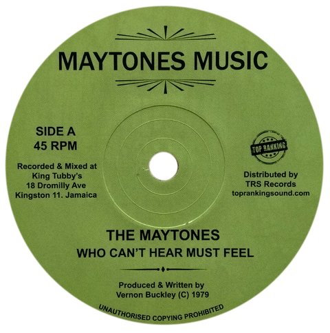 7" Maytones/Blacka Cool - Who Can't Hear Must Feel/Positive Loving [NM]