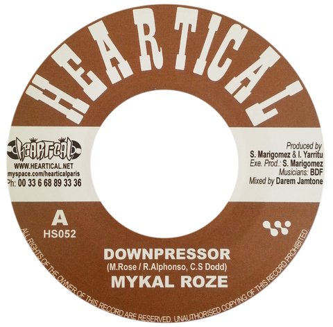 7" Mykal Rose/BDF - Downpressor/Far East Organ [NM]