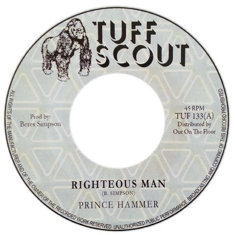 7" Prince Hammer (aka Beres Simpson) - Righteous Man/Righteous Dub (Original Press) [NM]