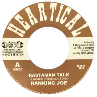 7" Ranking Joe/Rootsamala - Rastaman Talk/World Crisis [NM]