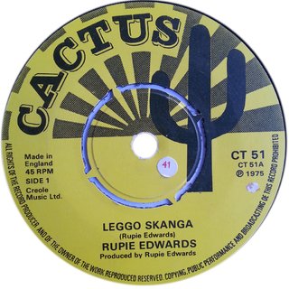 7" Rupie Edwards - Leggo Skanga/Do The Skanga (Original Press) [VG+]