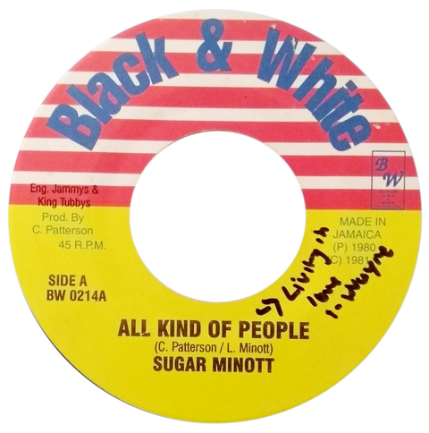 7" Sugar Minott/King Tubby - All Kind Of People/Public Skank [VG+] na internet