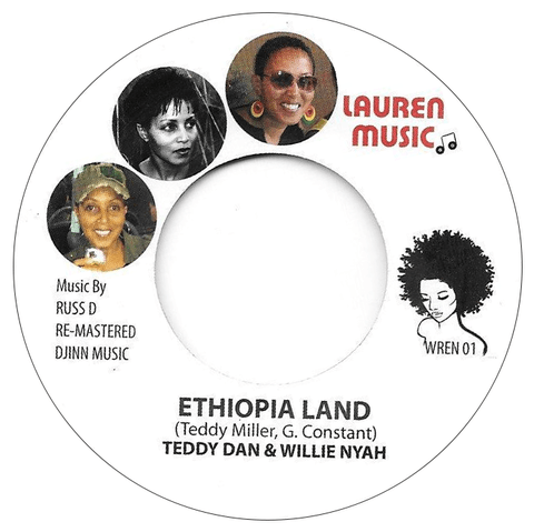 7" Teddy Dan & Willie Nyah/Lauren Shelton & Danny Dread - Ethiopia Land/Bohemian Grove [NM]