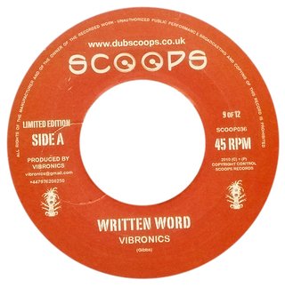 7" Vibronics - Written Word/Version [VG]