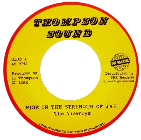7" Viceroys - Rise In The Strength Of Jah/Version [NM]