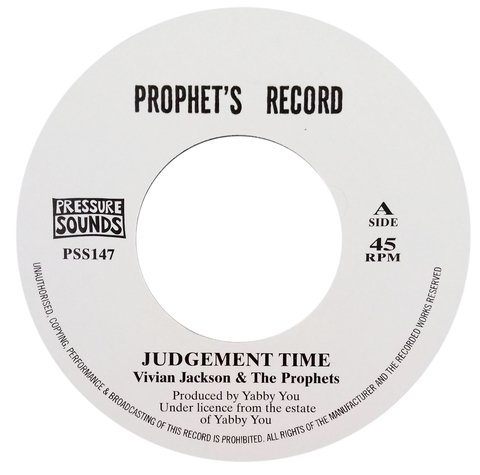 7" Vivian Jackson & the Prophets - Judgement Time/Prophets Dub [NM]