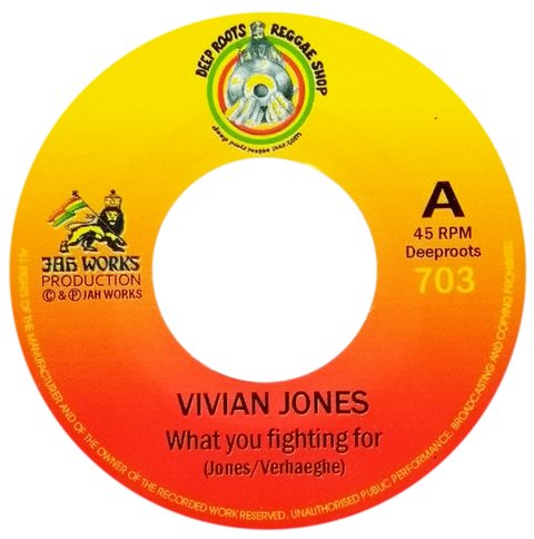 7" Vivian Jones - What You Fighting For/Warmonger Dub [NM]